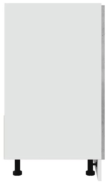 Ormarić za sudoper Lyon Betonsko sivi 80x46x81 5 cm Konstruirano drvo - Beton siva 1 1 x donji ormarić (2 vrata) 80 cm 1