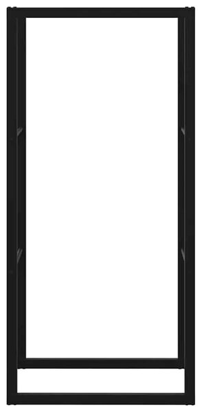 Stalak za drva crni 55x30x116 cm čelik - 55 x 30 x 116 cm 55 x 30 x 116 cm