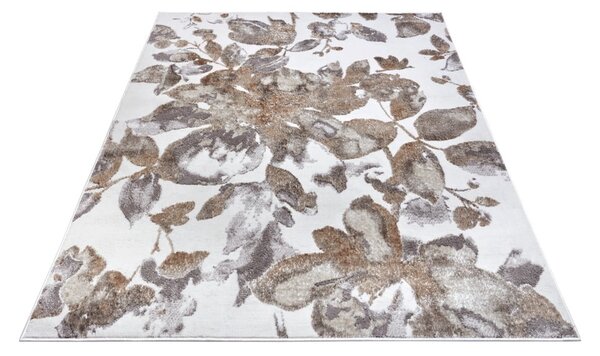 Sivo-smeđi tepih 57x90 cm Shine Floral – Hanse Home