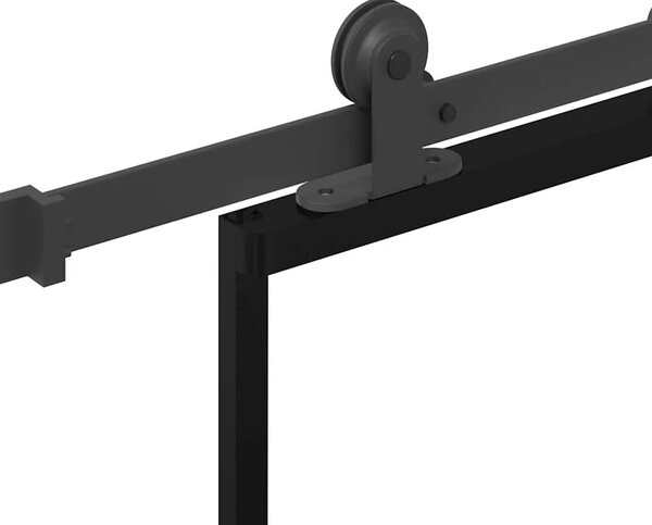 Klizna vrata s okovom 102x205 cm ESG staklo i aluminij - 102 x 205 cm (213.5 cm) 1 Rešetke 3 x 2 102 x 205 cm (213.5 cm)