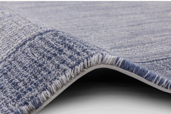 Tamno plavi vuneni tepih 200x300 cm Linea – Agnella