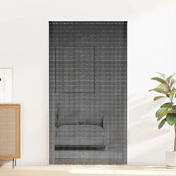 Zavjesa za vrata protiv muha tamnosiva 120x220 cm bambus - Tamno siva 120 x 220 cm Tamno siva 120 x 220 cm