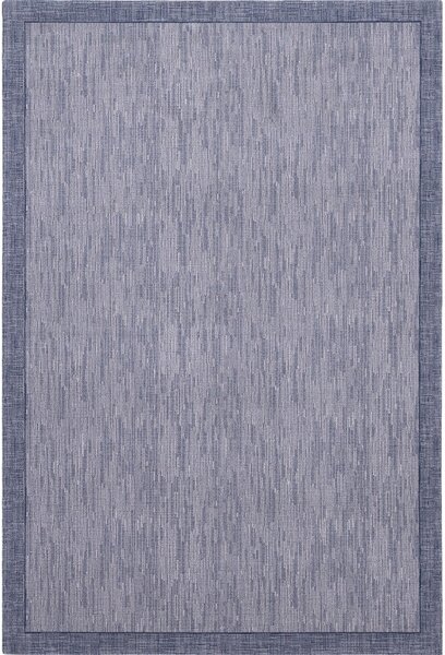 Tamno plavi vuneni tepih 133x180 cm Linea – Agnella