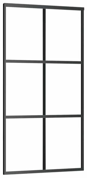 Klizna vrata s okovom 102x205 cm ESG staklo i aluminij - 102 x 205 cm (213.5 cm) 1 Rešetke 3 x 2 102 x 205 cm (213.5 cm)