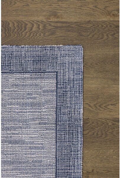 Tamno plavi vuneni tepih 200x300 cm Linea – Agnella