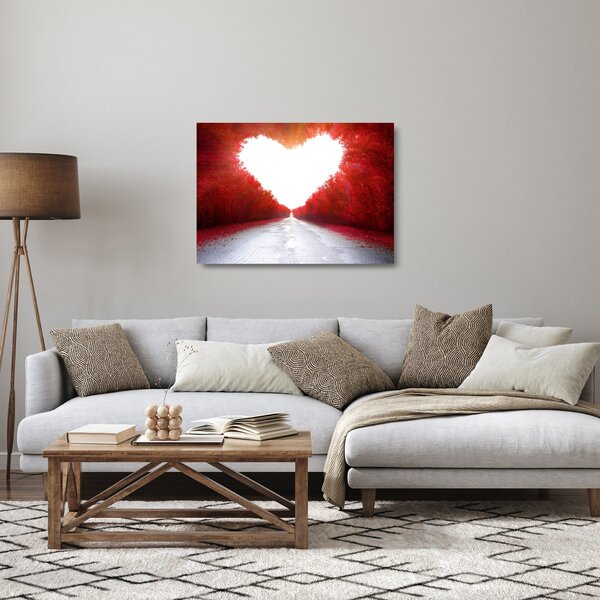 Staklena slika - Put do ljubavi (70x50 cm)