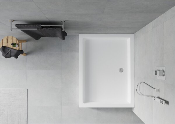 Mexen Rio pravokutna tuš kada 100 x 80 cm, bijela - 45108010