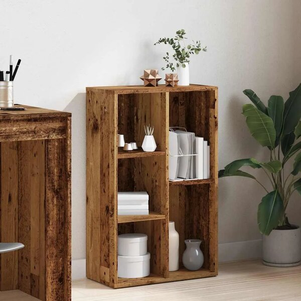 Ormarić za knjige staro drvo 50x25x80 cm konstruirano drvo - Staro drvo 1 Staro drvo