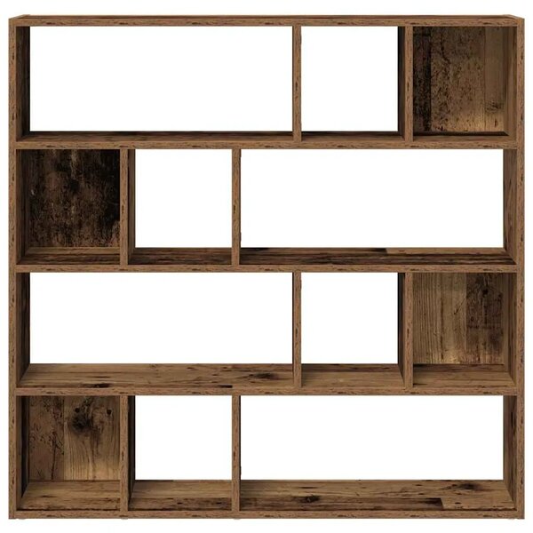 Ormarić za knjige/Paravan - Sobna pregrada staro drvo 105x24x102 cm - Staro drvo 1 1 Staro drvo