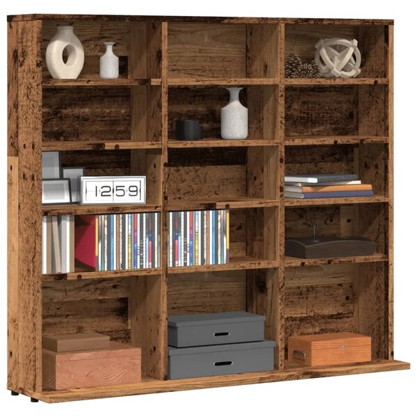 CD stalak – Ormarić za CD-ove staro drvo 100x23x89 5 cm konstruirano drvo - Staro drvo 100 x 23 x 89.5 cm 1 Staro drvo