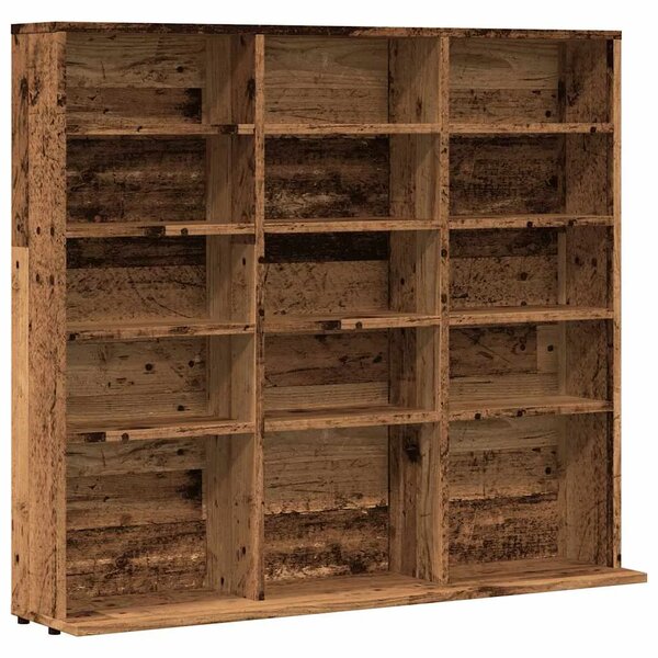 CD stalak – Ormarić za CD-ove staro drvo 100x23x89 5 cm konstruirano drvo - Staro drvo 100 x 23 x 89.5 cm 1 Staro drvo