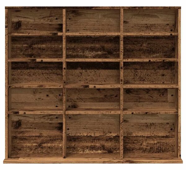 CD stalak – Ormarić za CD-ove staro drvo 100x23x89 5 cm konstruirano drvo - Staro drvo 100 x 23 x 89.5 cm 1 Staro drvo