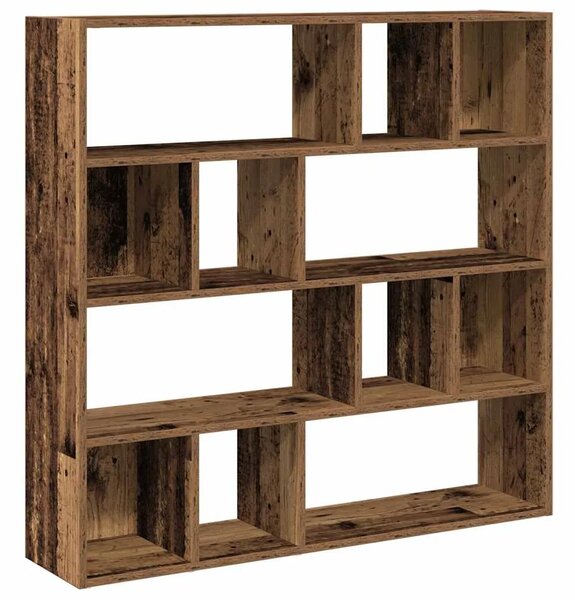 Ormarić za knjige/Paravan - Sobna pregrada staro drvo 105x24x102 cm - Staro drvo 1 1 Staro drvo
