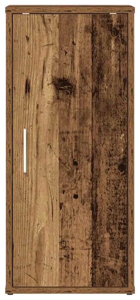 Ormarić za cipele staro drvo 32x35x70 cm konstruirano drvo - Staro drvo 32 x 35 x 70 cm 1 Ormarić za cipele s vratima