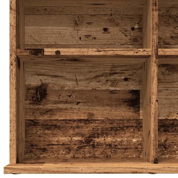 CD stalak – Ormarić za CD-ove staro drvo 100x23x89 5 cm konstruirano drvo - Staro drvo 100 x 23 x 89.5 cm 1 Staro drvo