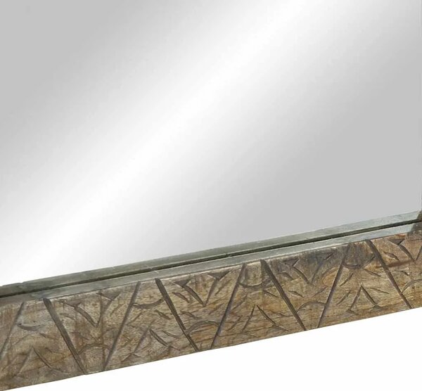 Ogledalo za kupaonicu 50x2 5x70 cm Puno drvo Mango