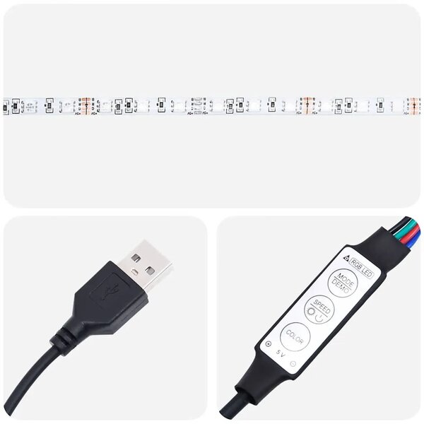 Komoda s LED svjetlima boja dimljenog hrasta 80 x 35 x 75 cm - Smeđi hrast 80 x 35 x 75 cm 1 Smeđi hrast