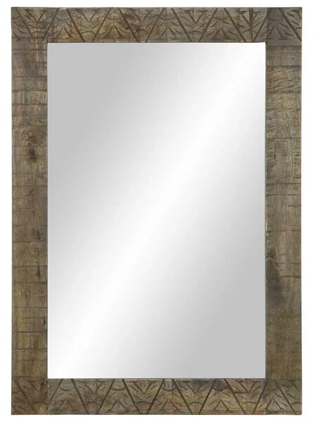 Ogledalo za kupaonicu 50x2 5x70 cm Puno drvo Mango
