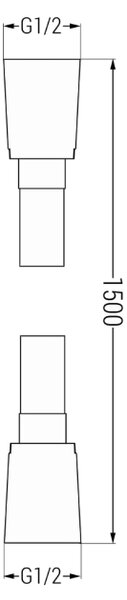 Mexen Uno DR72 ugradbeni tuš set, krom - 71435DR72-00