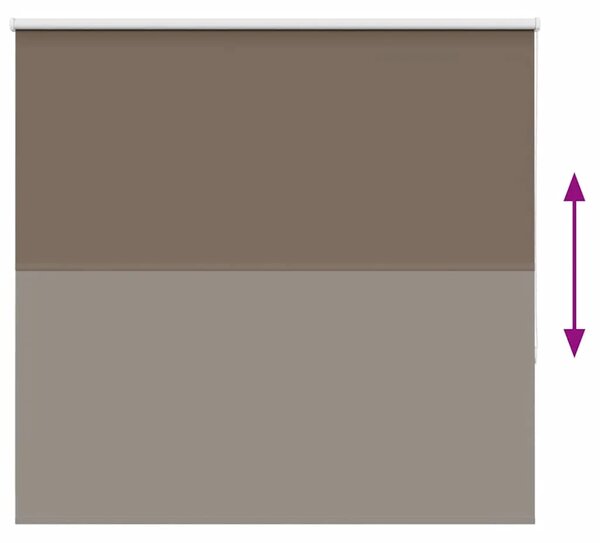 Rolo zavjesa Blackout Coffee 150x150 cm Širina tkanine 146 6 cm - Boja kafe 150 cm 150 cm Boja kafe