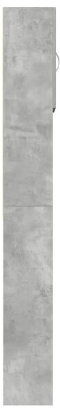 Ormarić za perilicu rublja boja betona 64x24x190 cm drveni - Beton siva 1 Beton siva