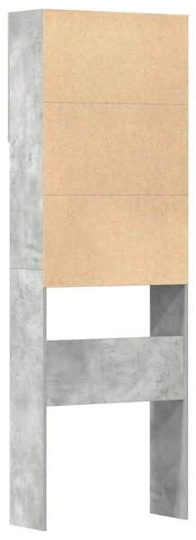 Ormarić za perilicu rublja boja betona 64x24x190 cm drveni - Beton siva 1 Beton siva