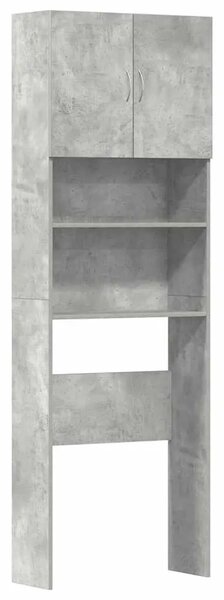 Ormarić za perilicu rublja boja betona 64x24x190 cm drveni - Beton siva 1 Beton siva