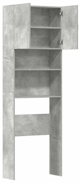 Ormarić za perilicu rublja boja betona 64x24x190 cm drveni - Beton siva 1 Beton siva