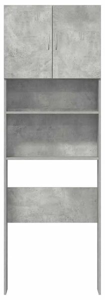 Ormarić za perilicu rublja boja betona 64x24x190 cm drveni - Beton siva 1 Beton siva