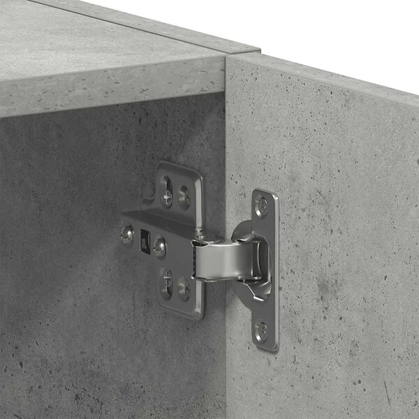 Ormarić za perilicu rublja boja betona 64x24x190 cm drveni - Beton siva 1 Beton siva