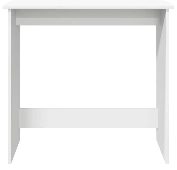 Radni stol bijeli 80 x 40 x 75 cm od iverice - Bijela Bijela