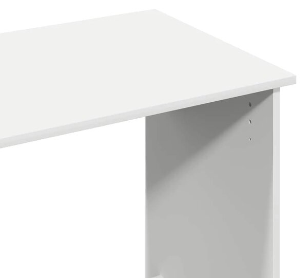 Radni stol bijeli 80 x 40 x 75 cm od iverice - Bijela Bijela