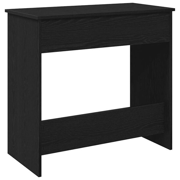 Radni stol crni 80 x 40 x 75 cm od iverice - Crna Crna