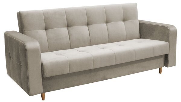 Sofa na razvlačenje Solvetana (bež) (s prostorom za odlaganje)