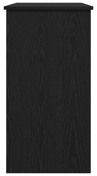 Radni stol crni 80 x 40 x 75 cm od iverice - Crna Crna