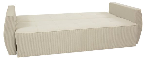 Sofa na razvlačenje Pexalo (siva) (s prostorom za odlaganje)