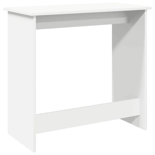 Radni stol bijeli 80 x 40 x 75 cm od iverice - Bijela Bijela