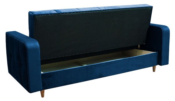 Sofa na razvlačenje Solvetana (bež) (s prostorom za odlaganje)