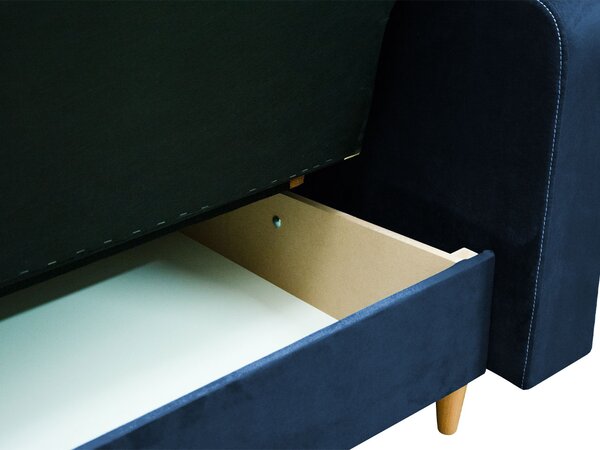 Sofa na razvlačenje Solvetana (bež) (s prostorom za odlaganje)