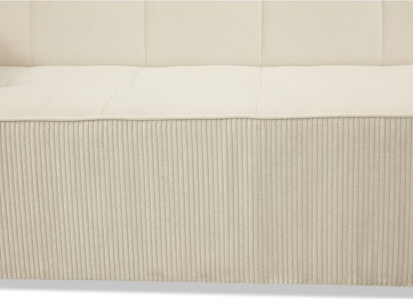 Sofa na razvlačenje Pexalo (siva) (s prostorom za odlaganje)