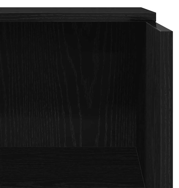 Recepcijski stol crni 55x50x103 5 cm izrađeno drvo - Crna 55 x 50 x 103.5 cm Crna 55 x 50 x 103.5 cm
