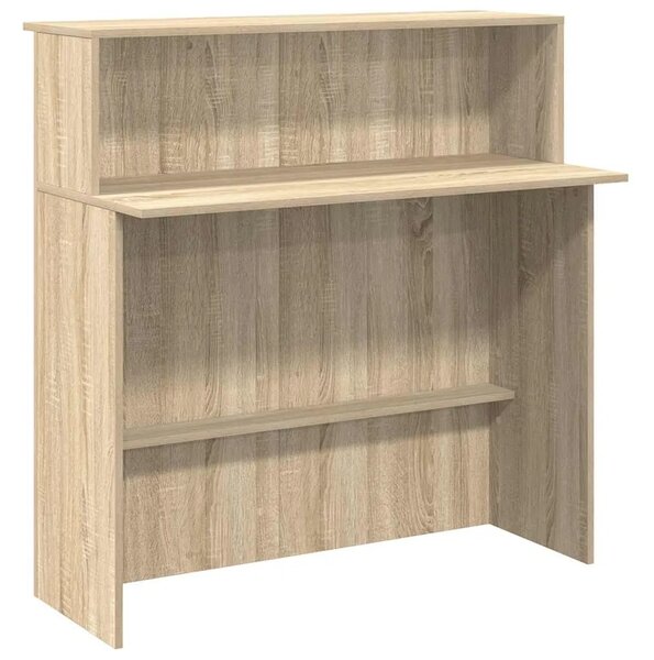 Recepcijski stol Sonoma hrast 100x50x103 5 cm Konstruirano drvo - sonoma hrast Sonoma hrast