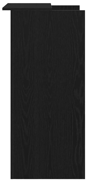 Recepcijski stol crni 55x50x103 5 cm izrađeno drvo - Crna 55 x 50 x 103.5 cm Crna 55 x 50 x 103.5 cm