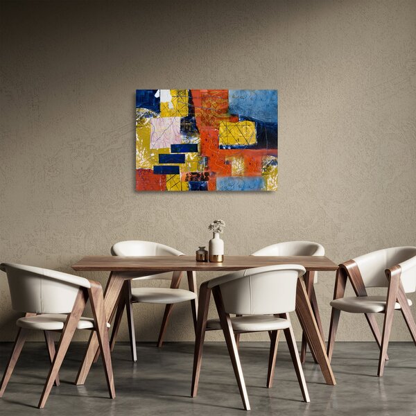 Staklena slika - Apstrakcija (70x50 cm)