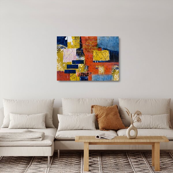 Staklena slika - Apstrakcija (70x50 cm)