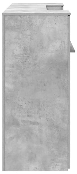Recepcijski stol 180x50x103 5 cm konstruiranog drva - Beton siva 180 x 50 x 103.5 cm Beton siva 180 x 50 x 103.5 cm