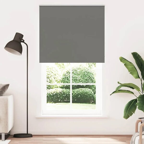 Rolo zavjesa Blackout siva 120x210 cm Širina tkanine 116 6 cm - Siva 210 cm 120 cm Siva