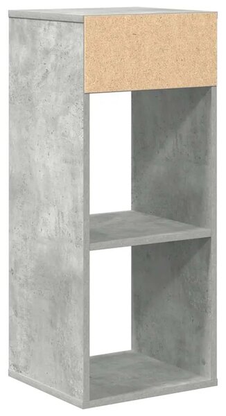 Ormarić za knjige boja betona 34x31x80 cm konstruirano drvo - Beton siva 34 x 31 x 80 cm 1 Beton siva