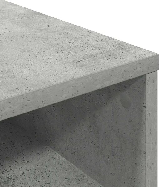 Ormarić za knjige boja betona 34x31x80 cm konstruirano drvo - Beton siva 34 x 31 x 80 cm 1 Beton siva