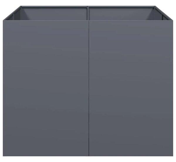 Sadilica antracit 100x100x80 cm od čelika - Antracit 100 x 100 x 80 cm 1 Antracit